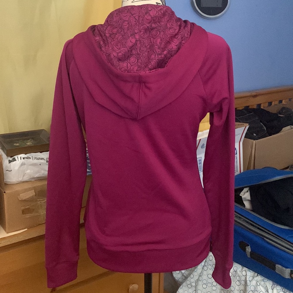Reebok Purple Zip-Up Hoodie - Picture 3 of 6